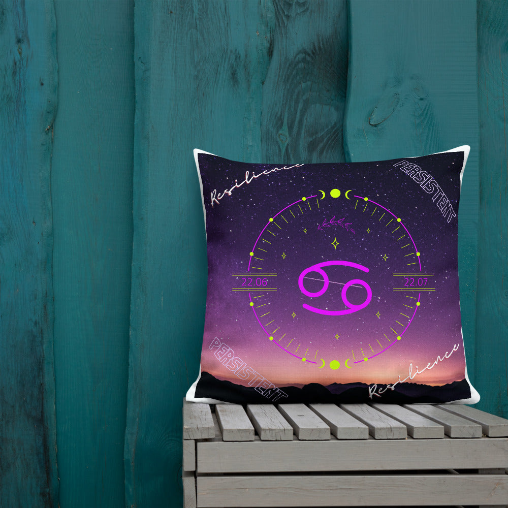 "Cancer Motivation" Premium Pillow