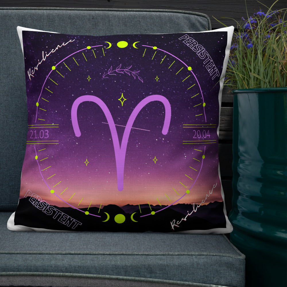 "Aries Motivation" Premium Pillow