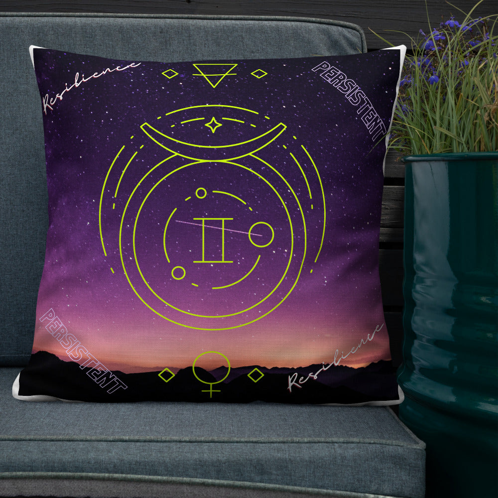 "Taurus Motivation" Premium Pillow