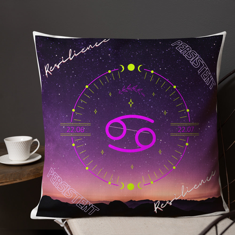 "Cancer Motivation" Premium Pillow