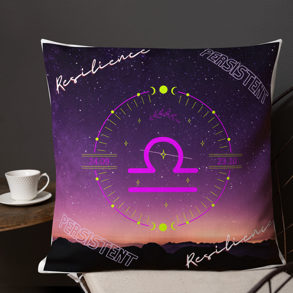 "Libra Motivation" Premium Pillow