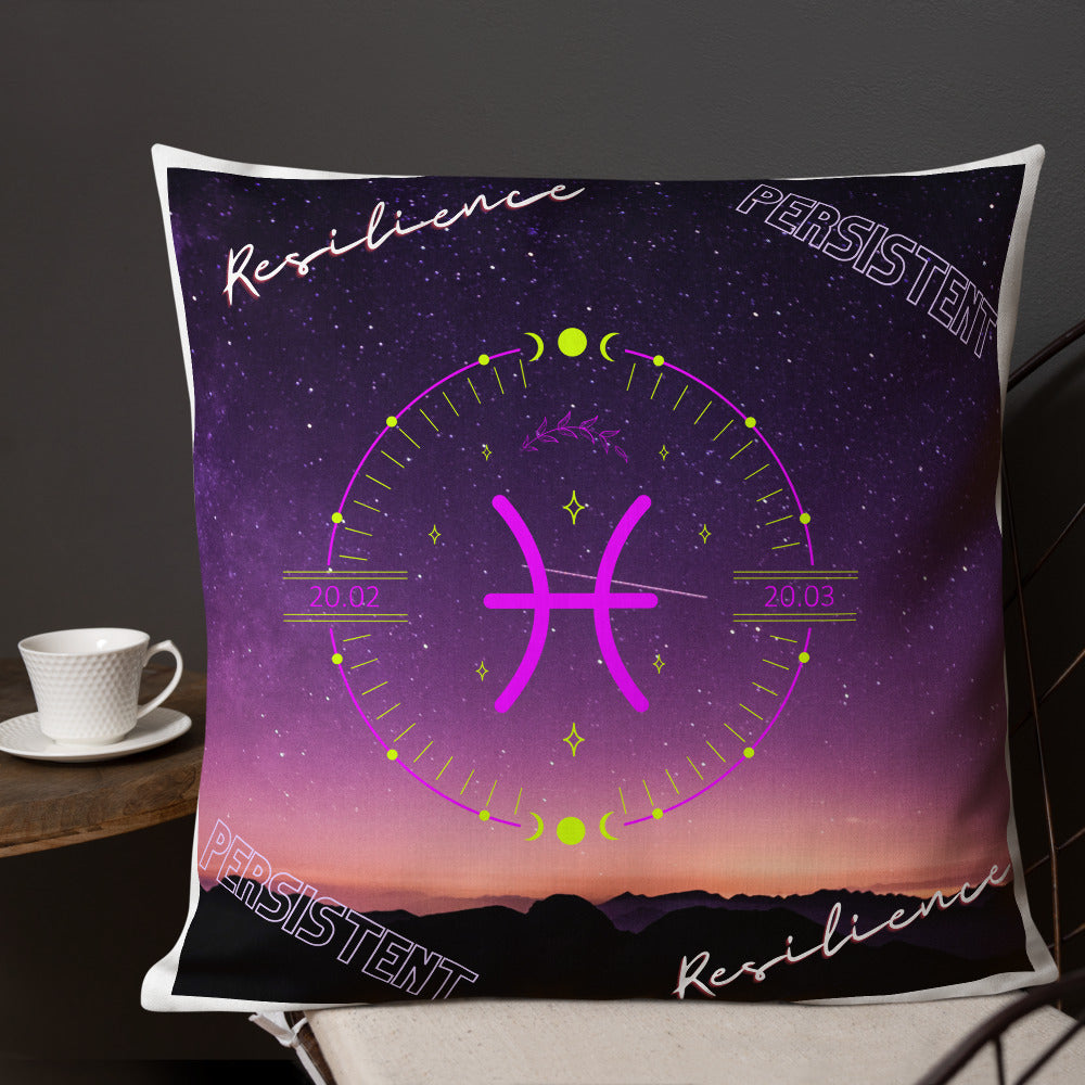 "Pisces Motivation" Premium Pillow