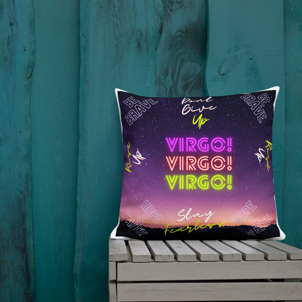 "Virgo Motivation" Premium Pillow