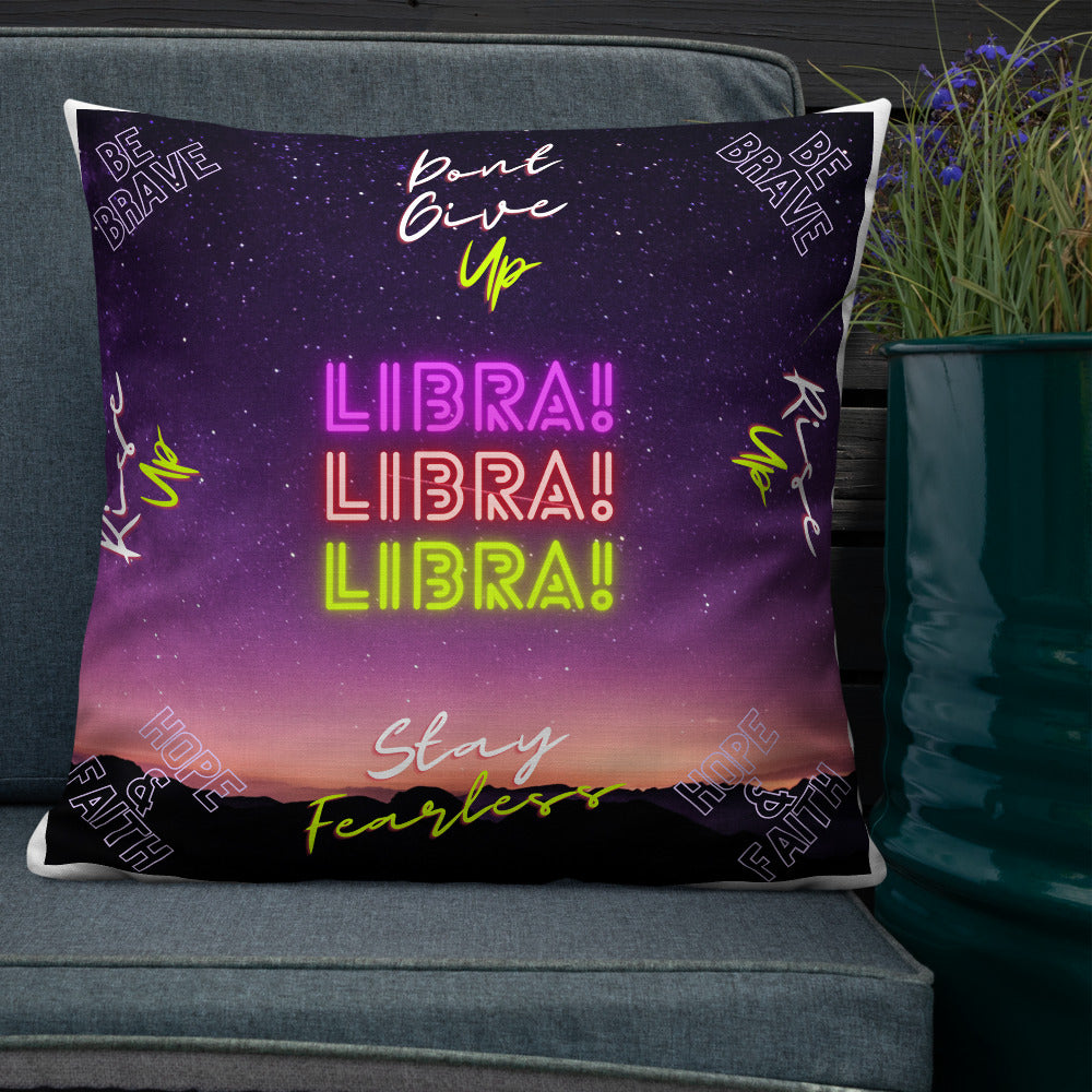 "Libra Motivation" Premium Pillow