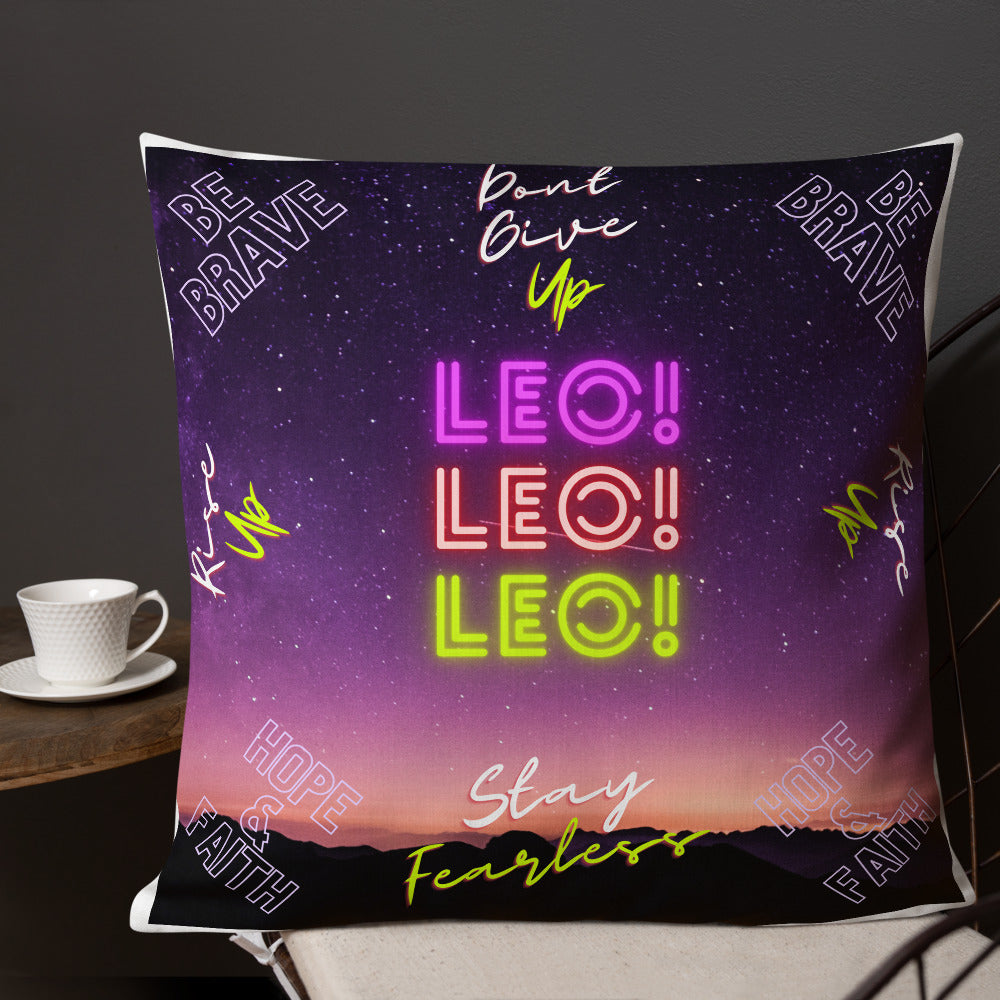 "Leo Motivation" Premium Pillow