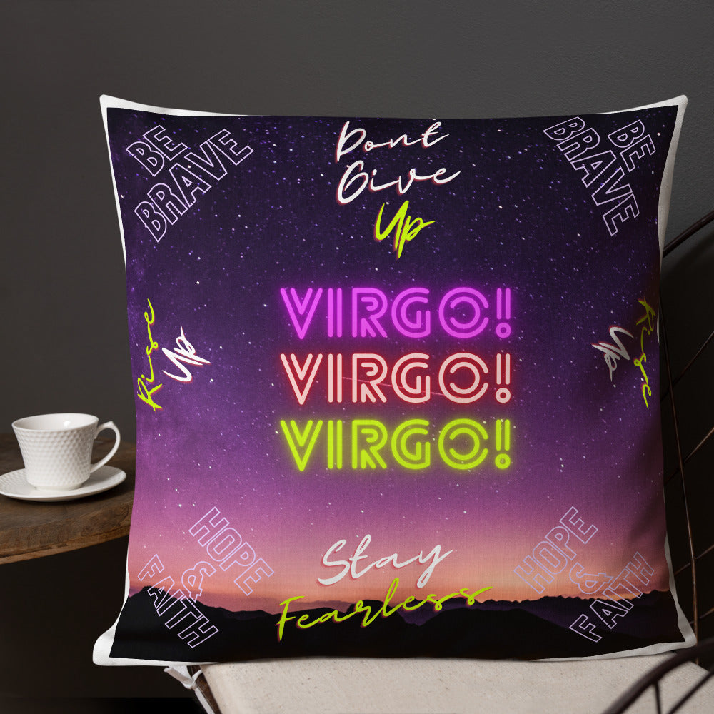 "Virgo Motivation" Premium Pillow