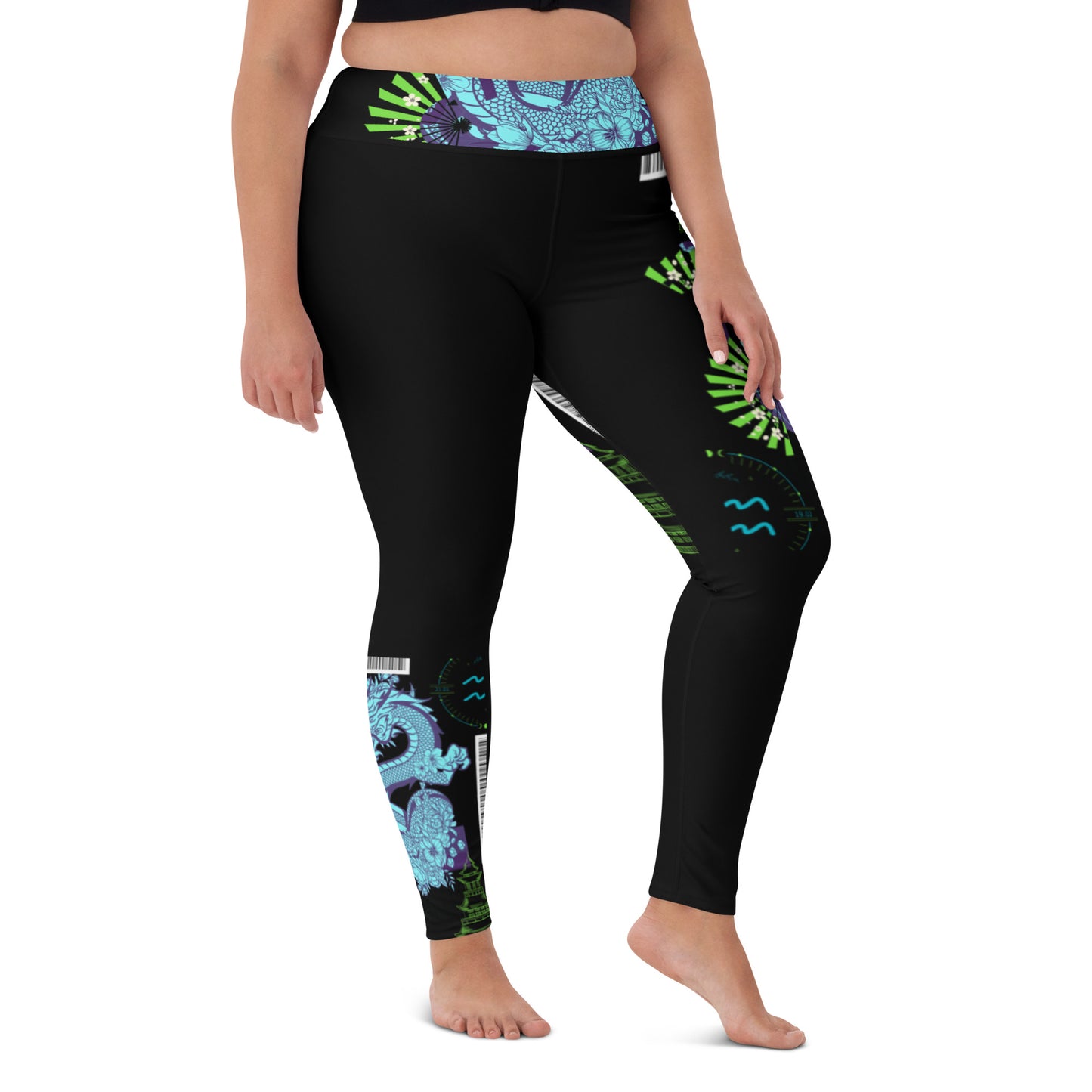 Aquarius Dragon Leggings