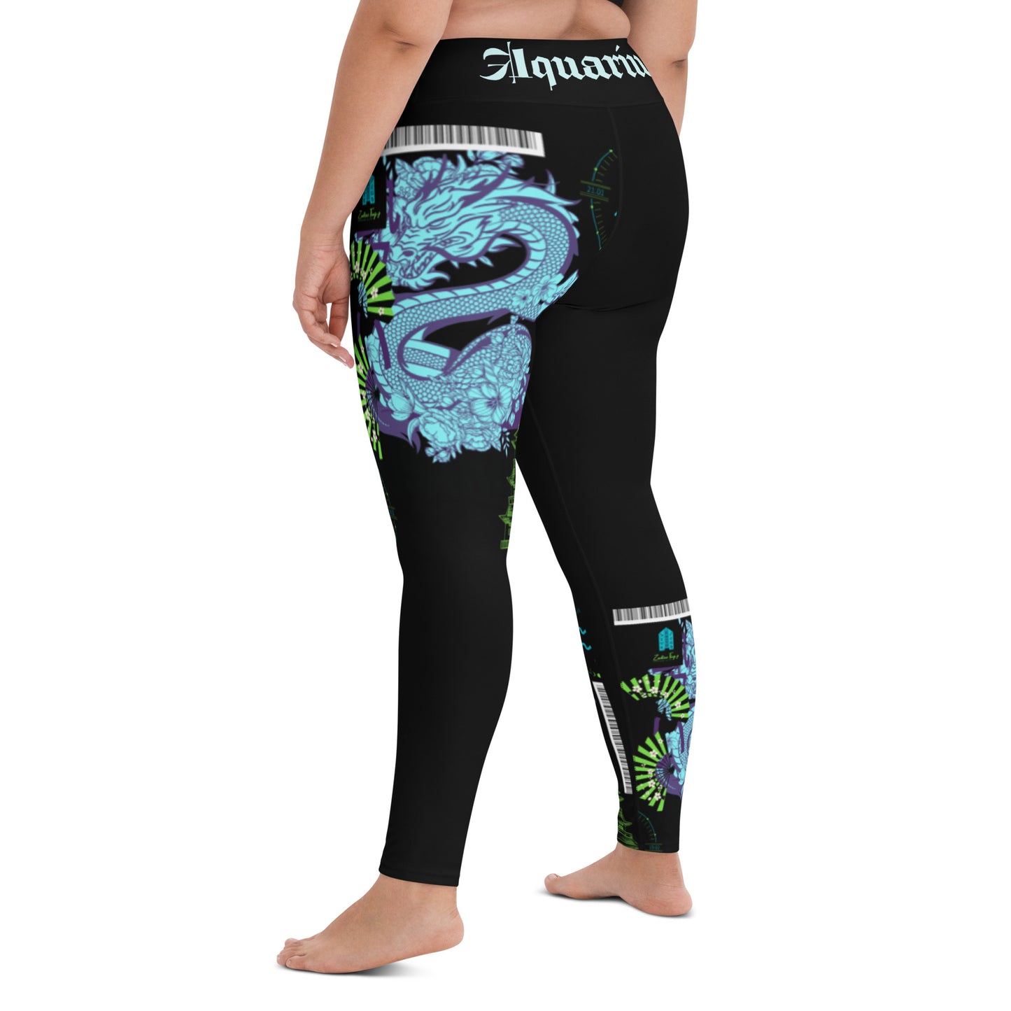 Aquarius Dragon Leggings