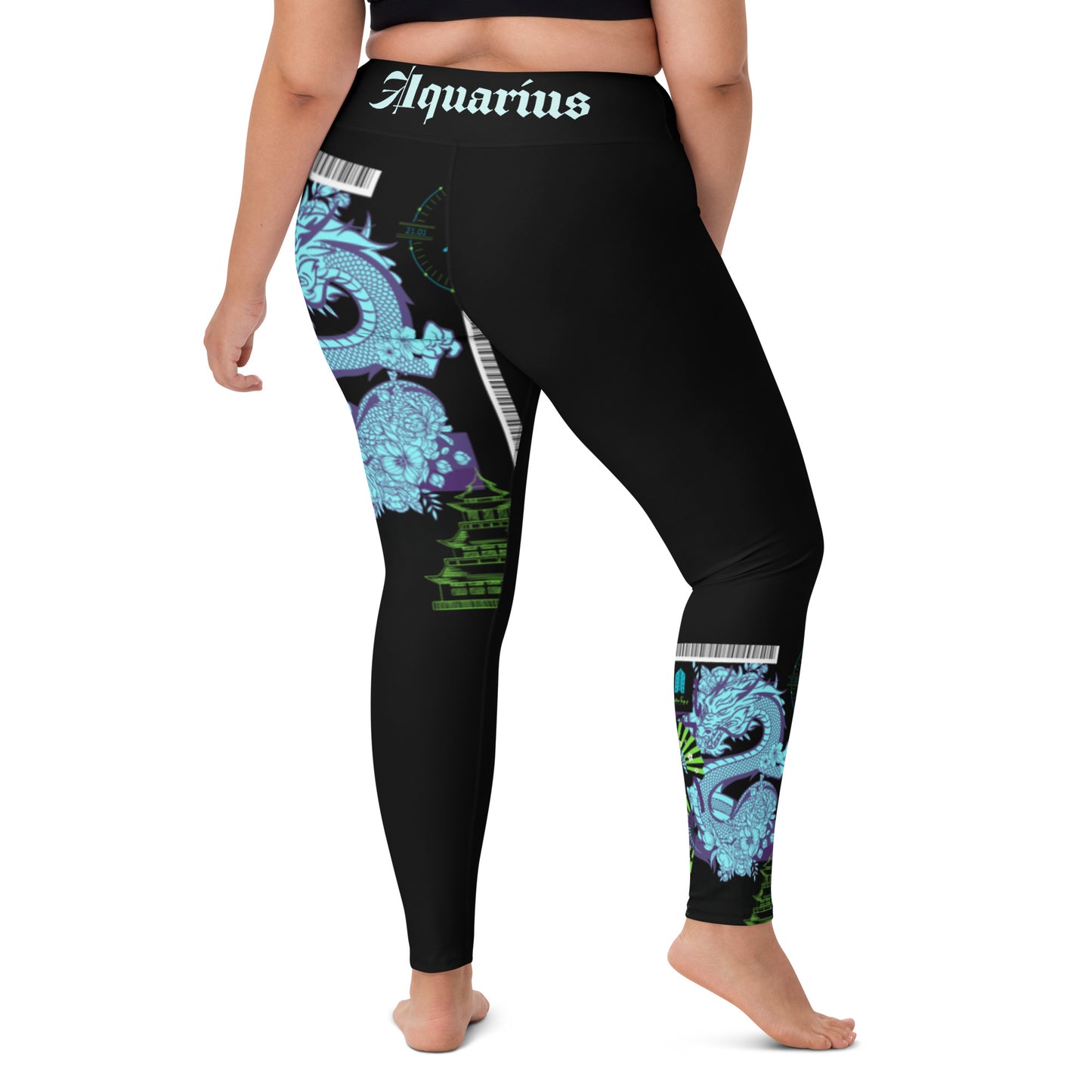 Aquarius Dragon Leggings