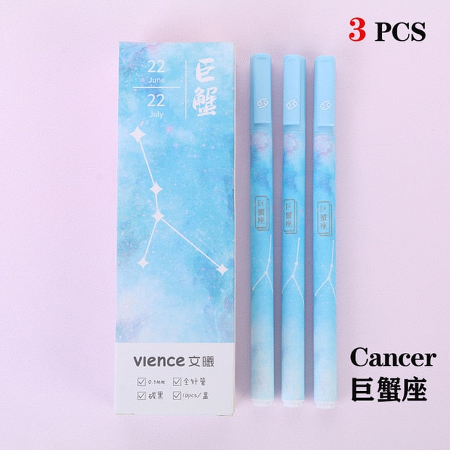 Zodiac Constellation Pen Set (3pcs)