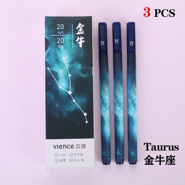 Zodiac Constellation Pen Set (3pcs)