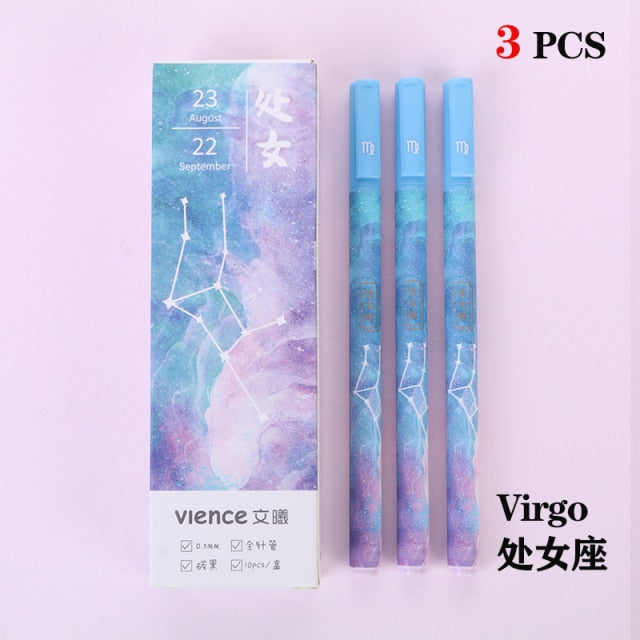 Zodiac Constellation Pen Set (3pcs)