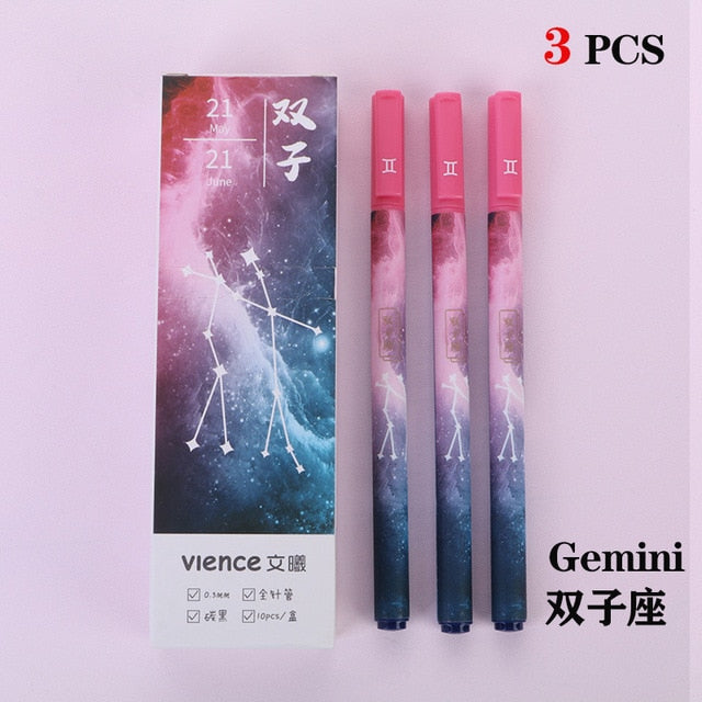 Zodiac Constellation Pen Set (3pcs)