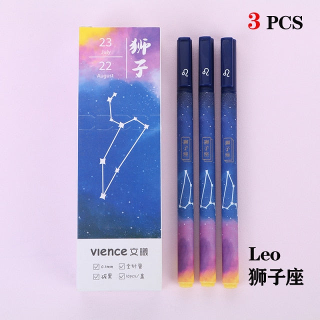 Zodiac Constellation Pen Set (3pcs)