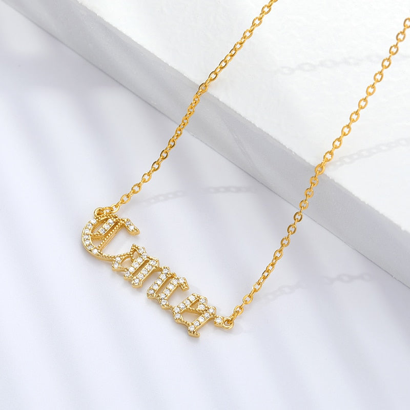 Historic Font Zodiac Necklace