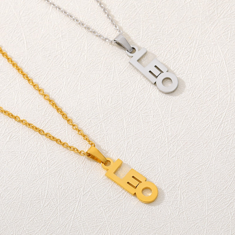 Vertical Zodiac Necklace