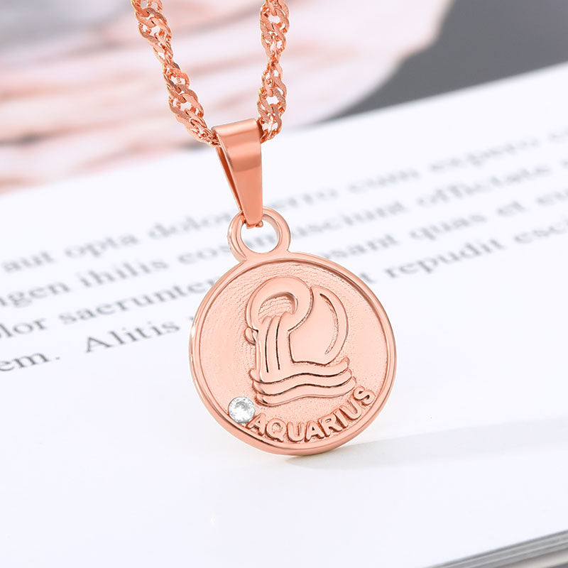 Coin Zodiac Necklace