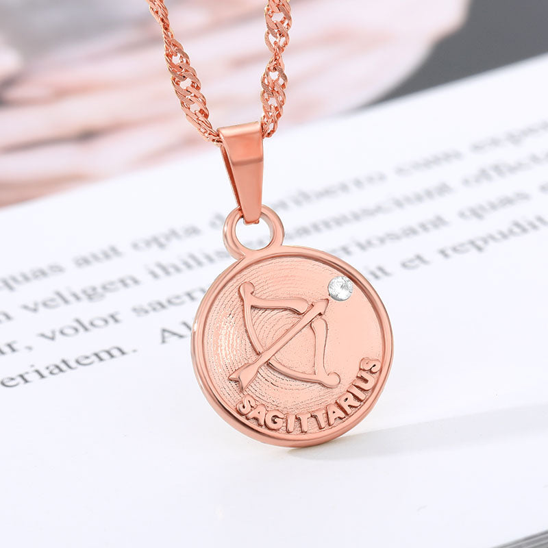 Coin Zodiac Necklace