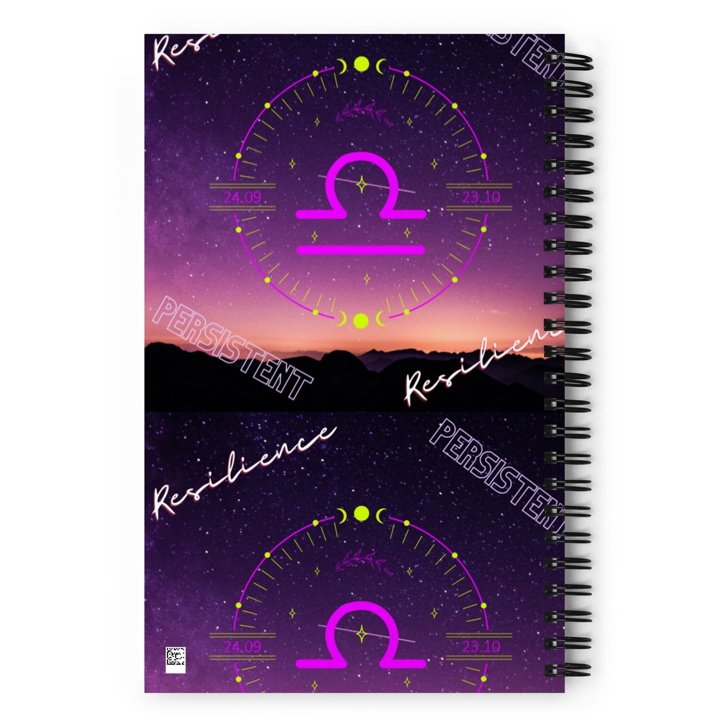 "Libra Motivation" Spiral notebook