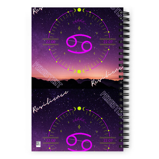 "Cancer Motivation" Spiral notebook