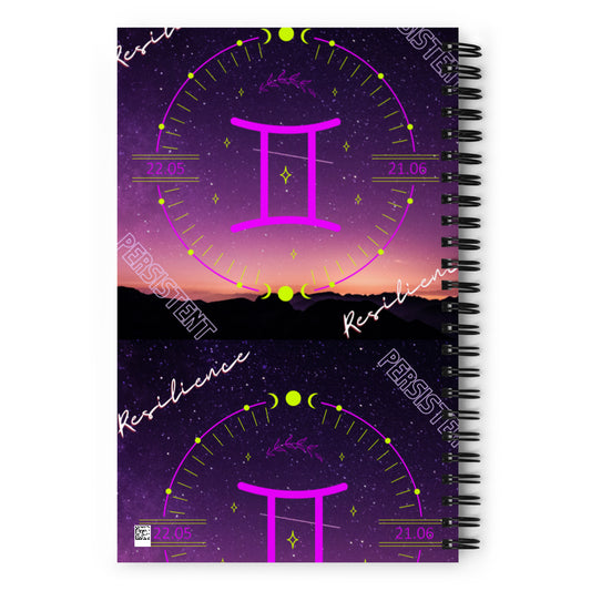 "Gemini Motivation" Spiral notebook