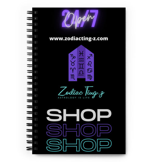 "Z.T. LOGO" Spiral notebook