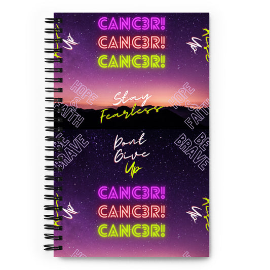 "Cancer Motivation" Spiral notebook