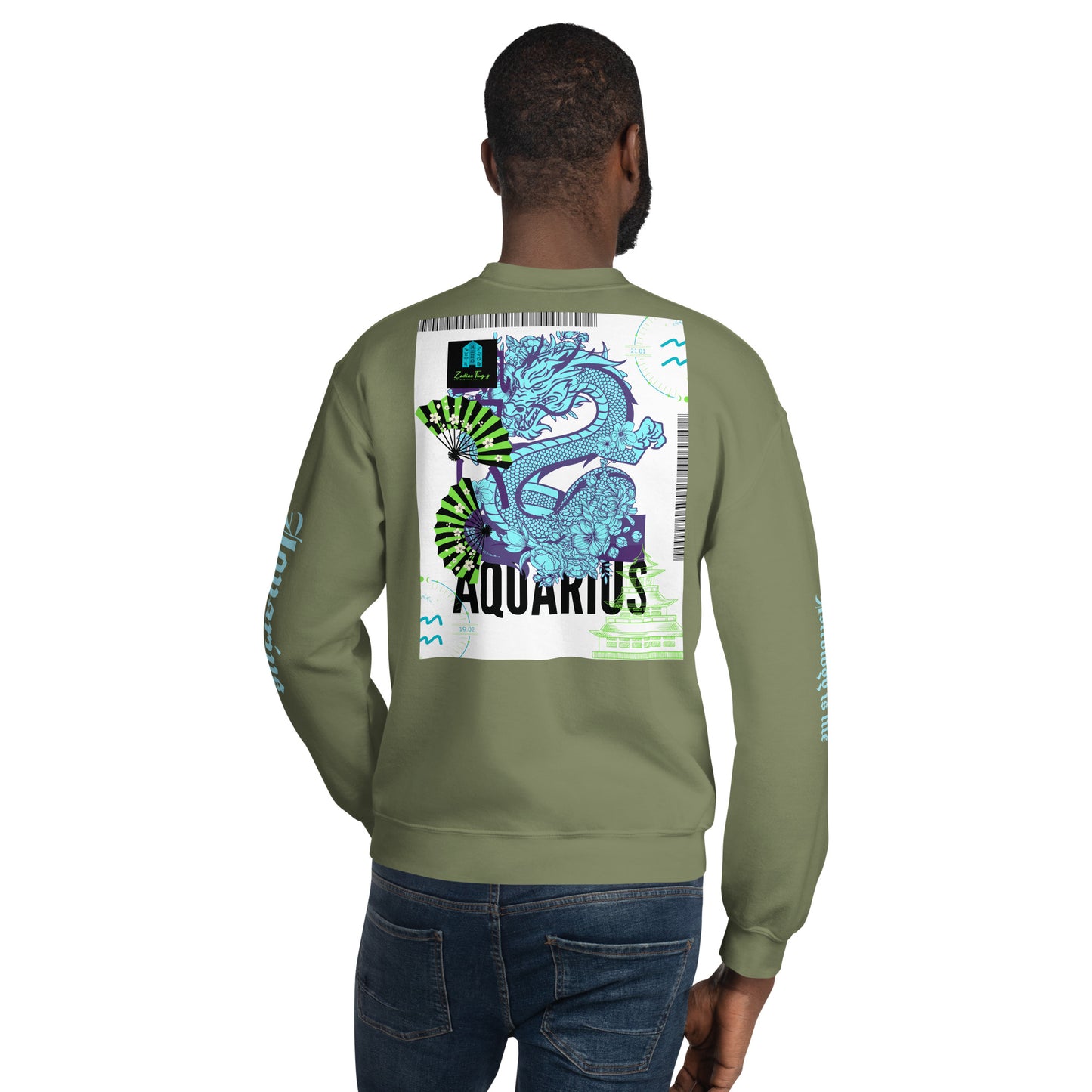 Aquarius Dragon Sweatshirt