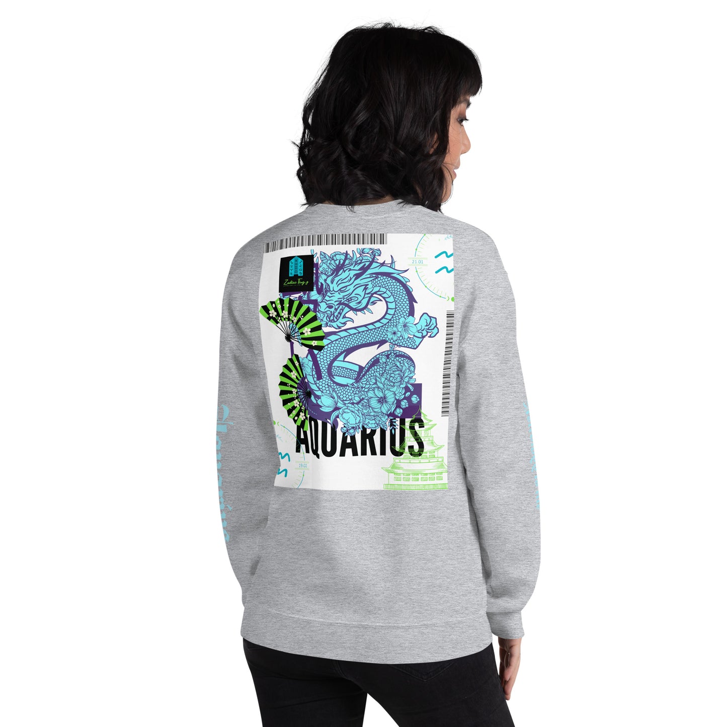 Aquarius Dragon Sweatshirt